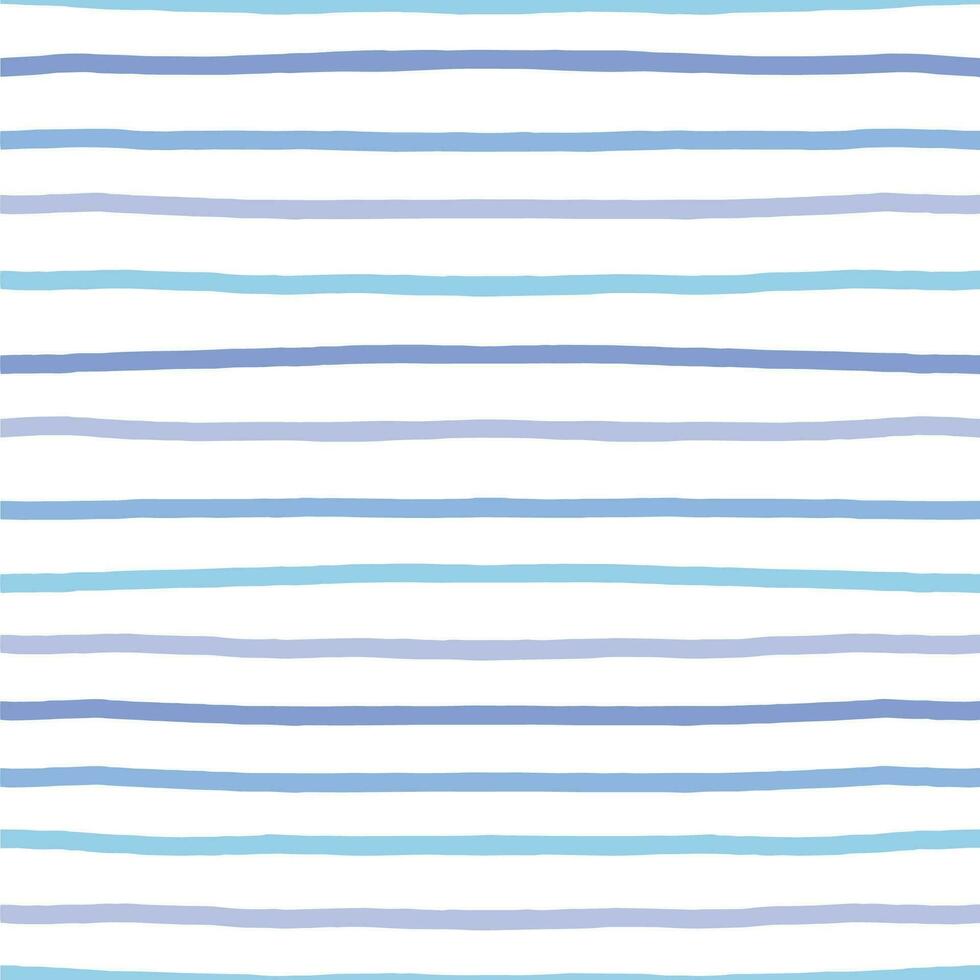 Classic lined seamless pattern. Cute and simple horizontal lines texture. Hand drawn thin colourful  lines background vector