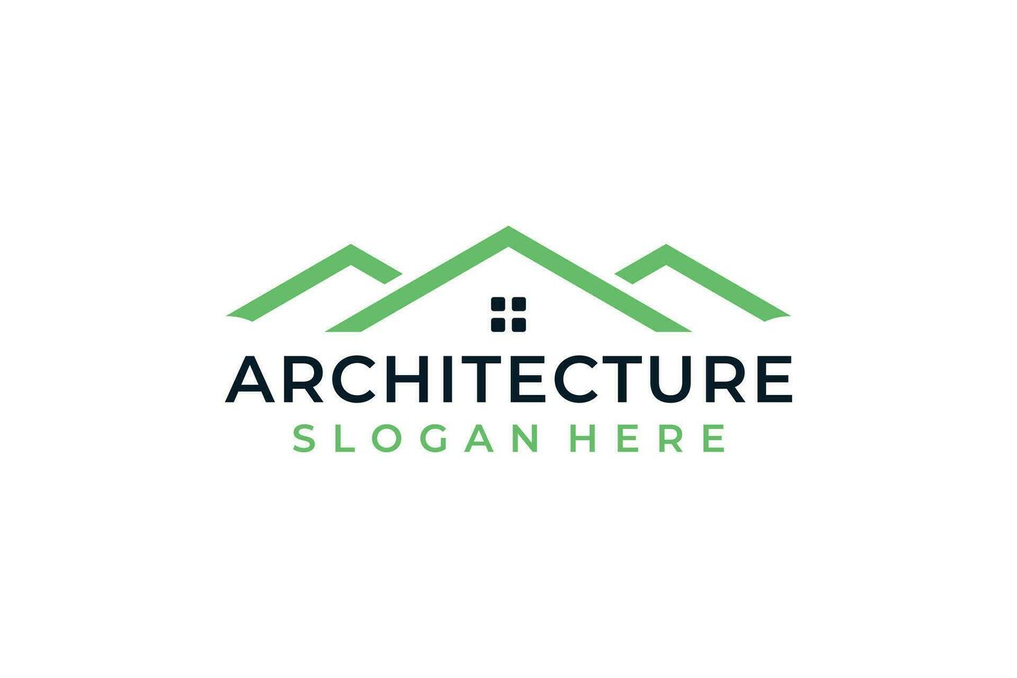 Architecture building house logo design vector