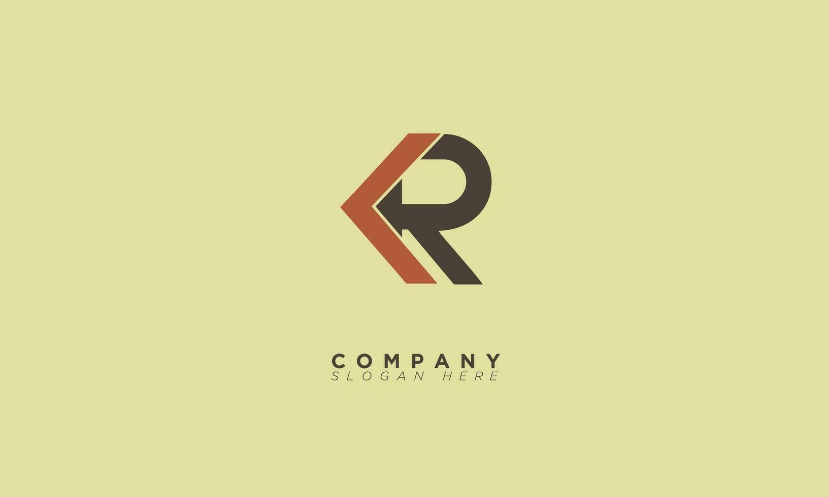 KR Alphabet letters Initials Monogram logo RK, K and R vector