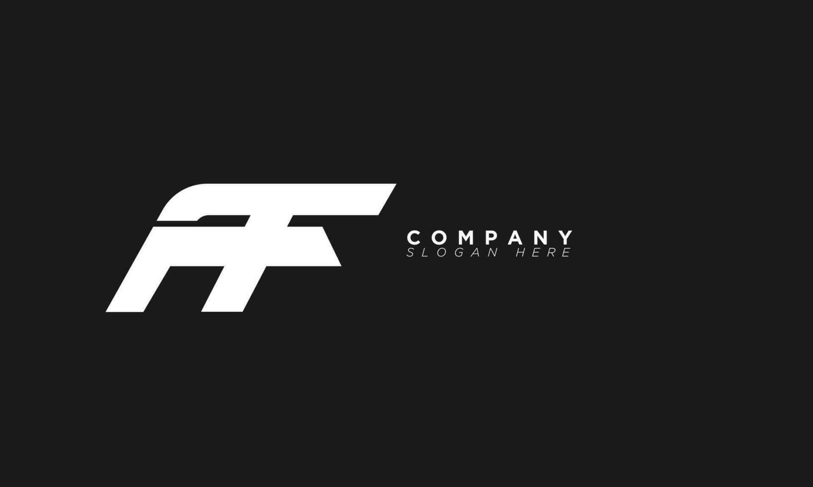 AF Alphabet letters Initials Monogram logo FA, A and F vector