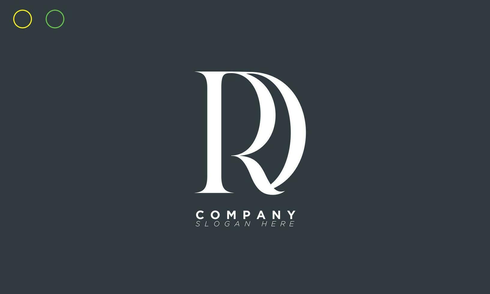 RD Alphabet letters Initials Monogram logo DR, R and D vector