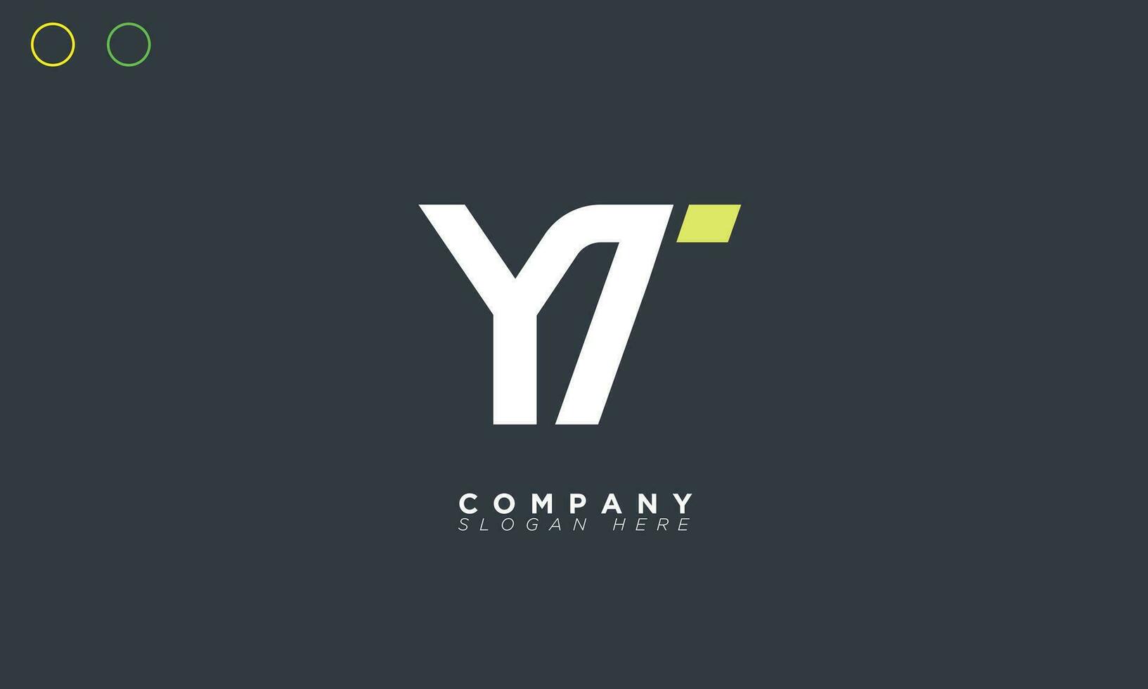 YT Alphabet letters Initials Monogram logo TY, Y and T vector