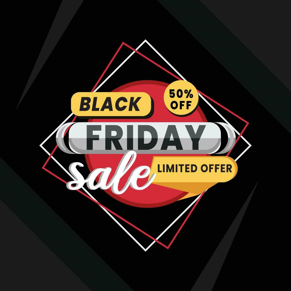 Black friday sale banner, Black friday sale background, Black friday sale template vector