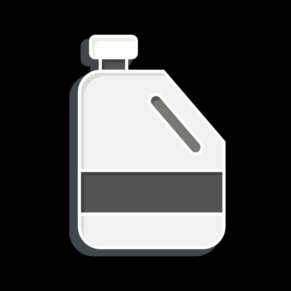 Icon Antifreeze. related to Spare Parts symbol. glossy style. simple design editable. simple illustration vector