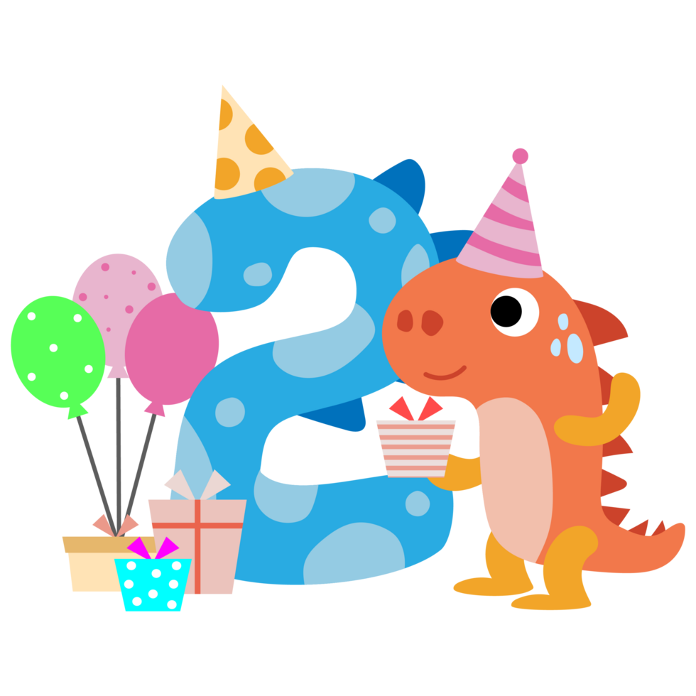 Happy Birthday dinosaur Clipart. party dino png