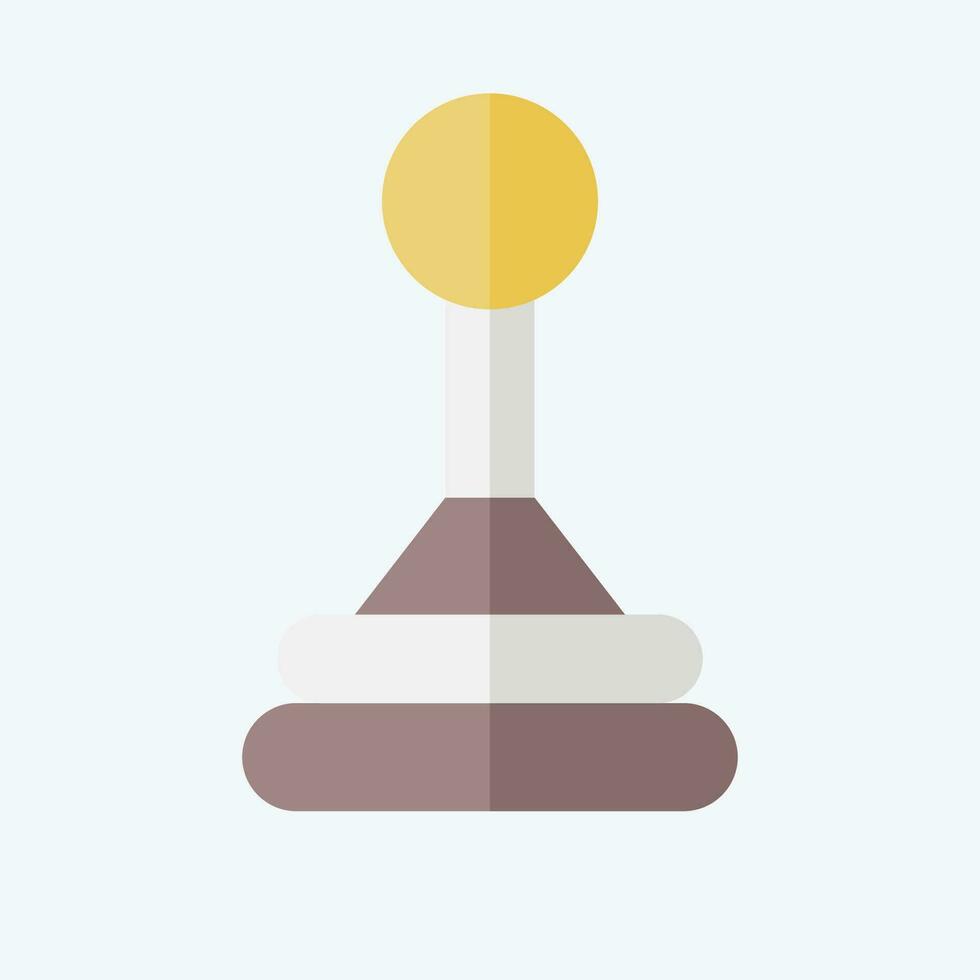Icon Gear Box. related to Spare Parts symbol. flat style. simple design editable. simple illustration vector