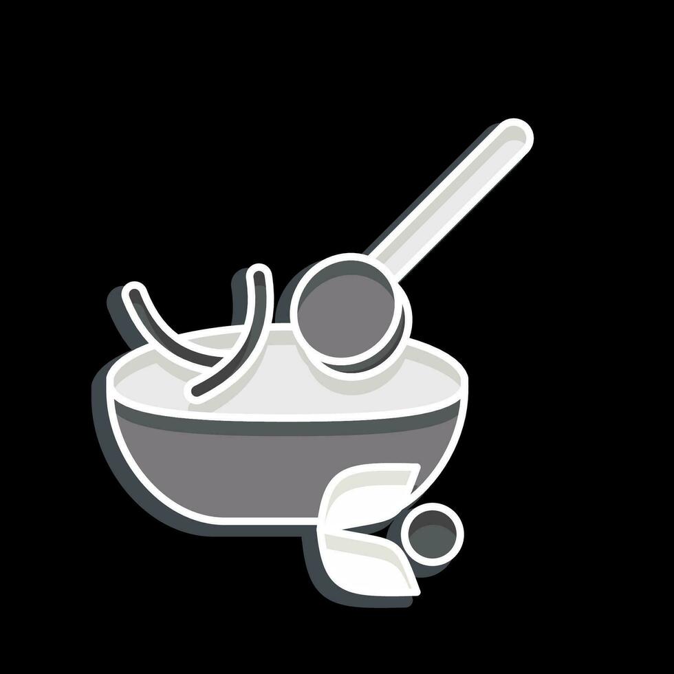 Icon Chimichurri. related to Argentina symbol. glossy style. simple design editable. simple illustration vector