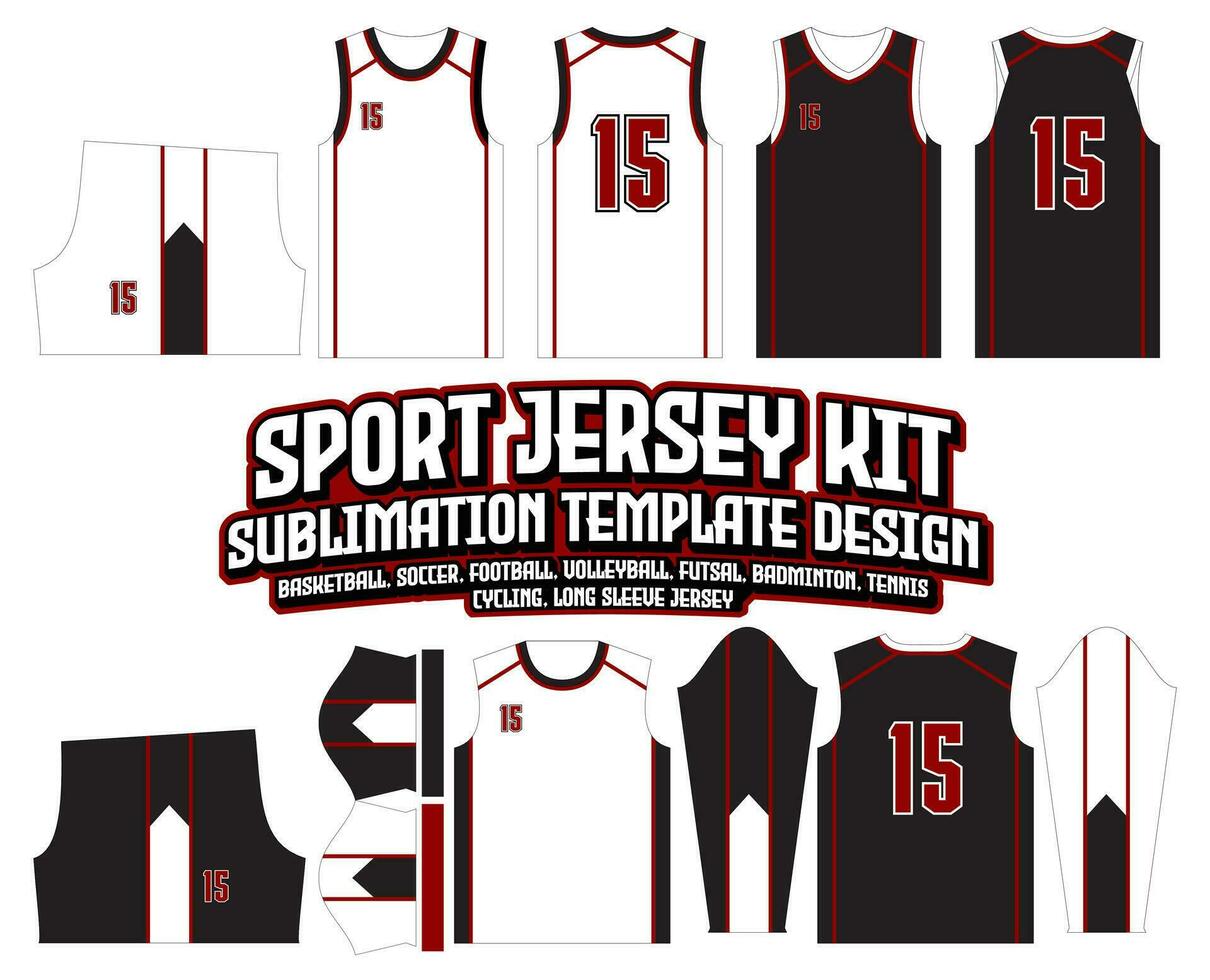 Seirín baloncesto jersey diseño ropa de deporte antecedentes vector