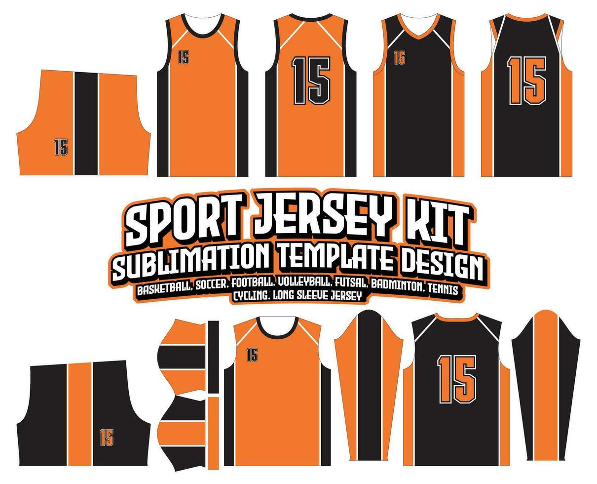 karasuno vóleibol jersey diseño ropa de deporte antecedentes vector