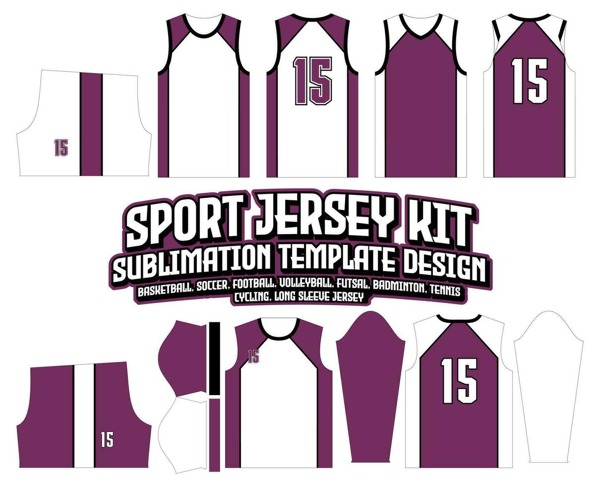 Shiratorizawa Basketball Second Jersey Design Sportswear Background vector