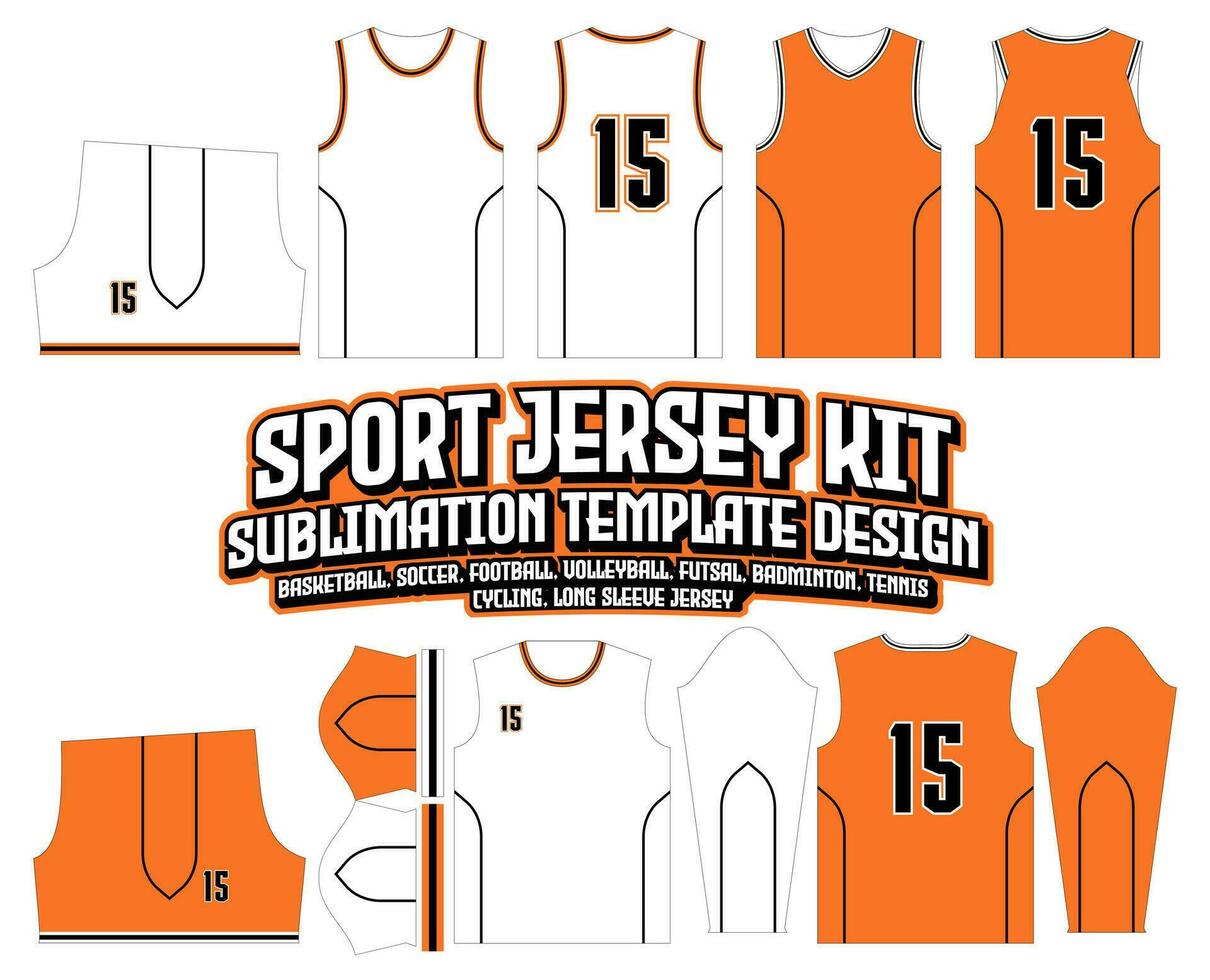 Shutoku Basketball Jersey Design Sportswear Background vector