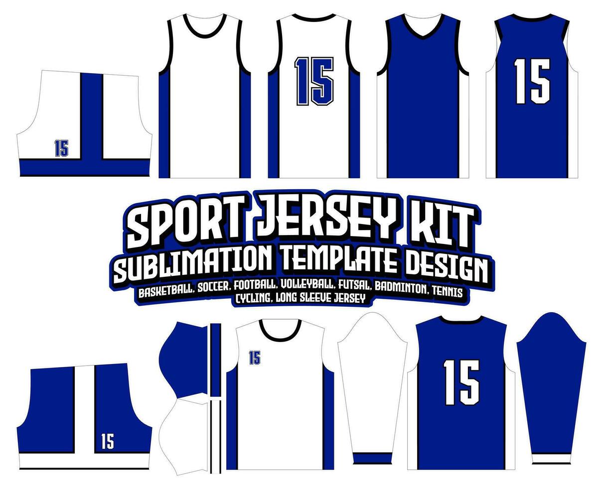 Kaijo High School Basketball Second Jersey Design Sportswear Background vector