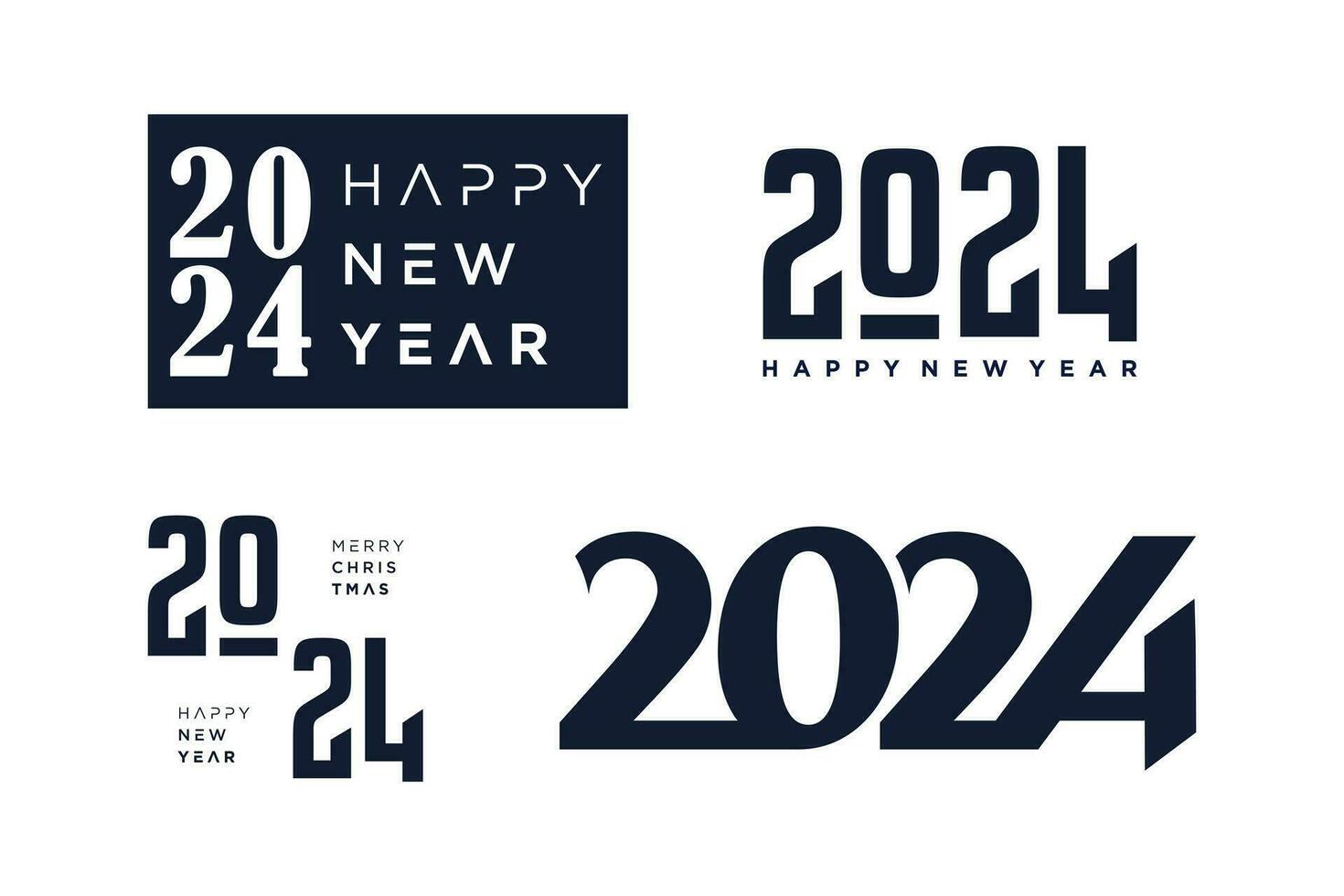 2024 logo design icon vector with creative concept