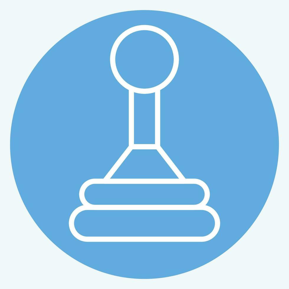 Icon Gear Box. related to Spare Parts symbol. blue eyes style. simple design editable. simple illustration vector