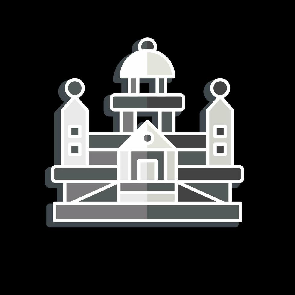 Icon Parliament. related to Argentina symbol. glossy style. simple design editable. simple illustration vector
