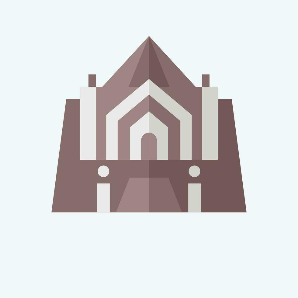 Icon Recoleta Argentia. related to Argentina symbol. flat style. simple design editable. simple illustration vector