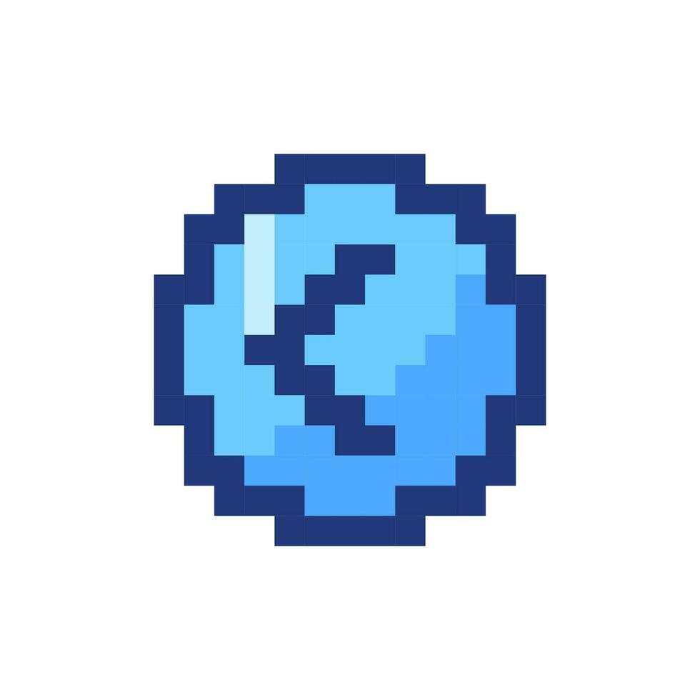Arrow left button pixelated RGB color ui icon. Move back. Previous track. Simplistic filled 8bit graphic element. Retro style design for arcade, video game art. Editable vector isolated image