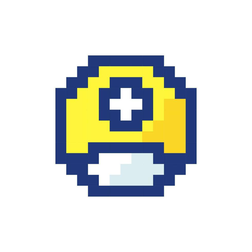 Select contact photo pixelated RGB color ui icon. Put picture on profile. Simplistic filled 8bit graphic element. Retro style design for arcade, video game art. Editable vector isolated image