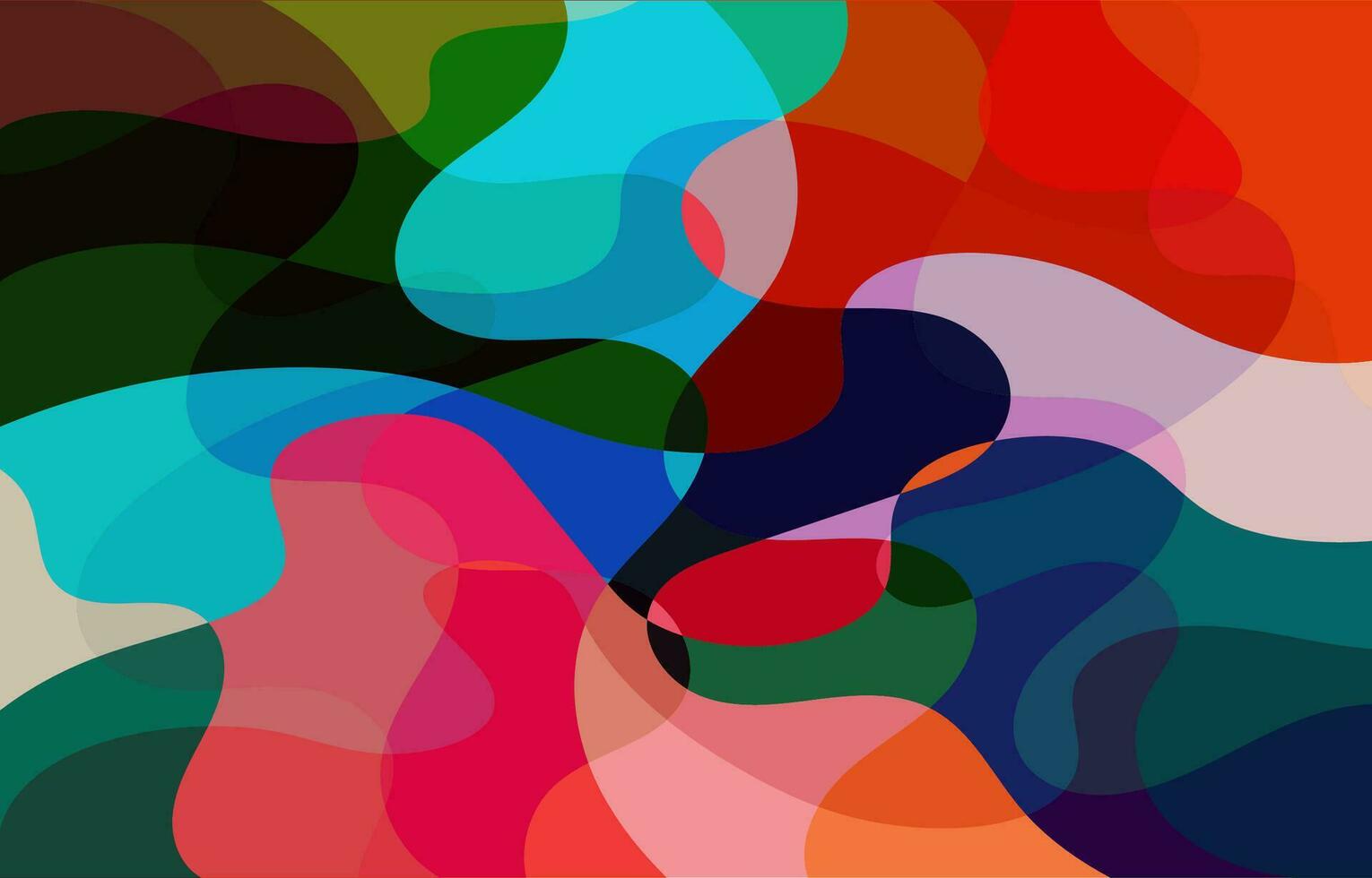 Abstract Colorful Groovy background design vector