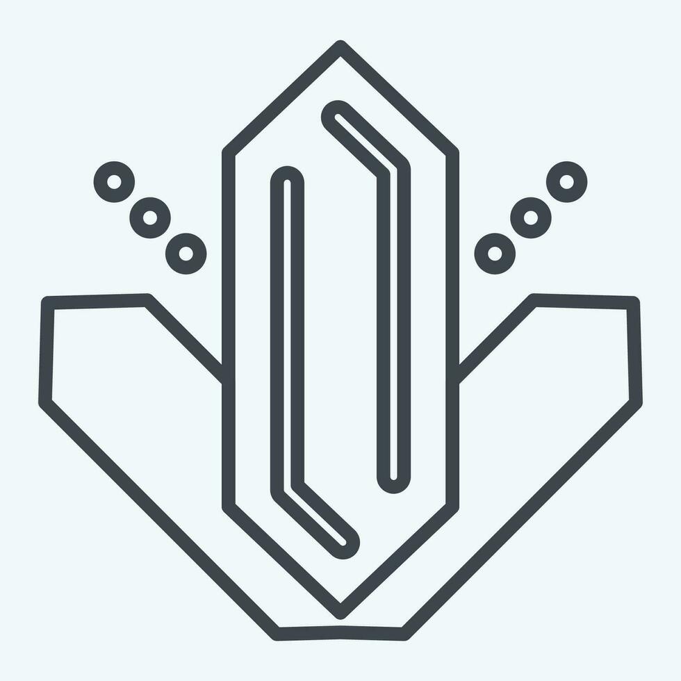 Icon Methamphetamine. related to Addiction Dictionary symbol. line style. simple design editable. simple illustration vector