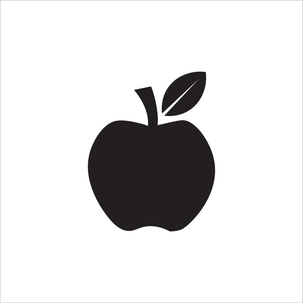 manzana icono vector ilustración símbolo