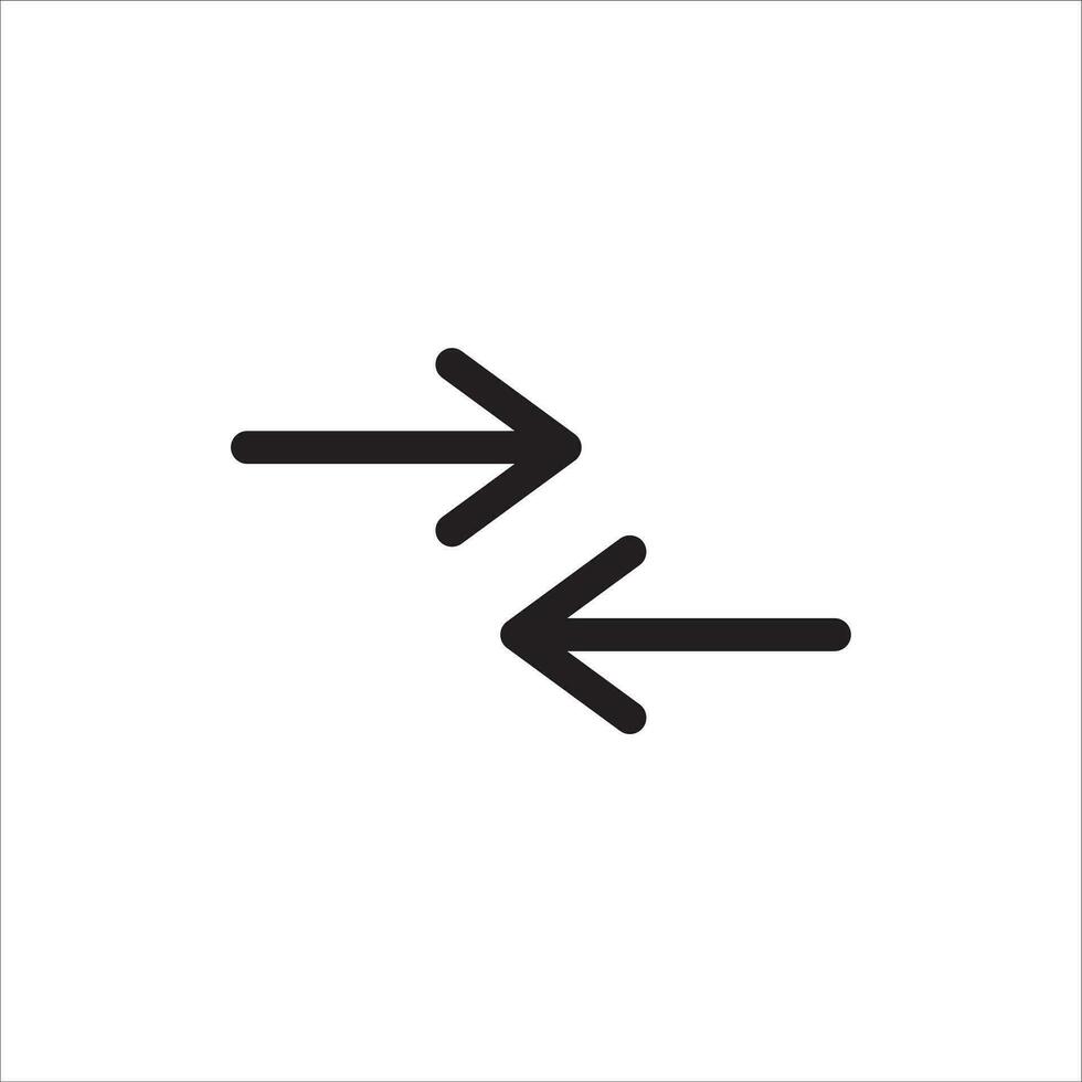arrows left and right icon vector illustration symbol