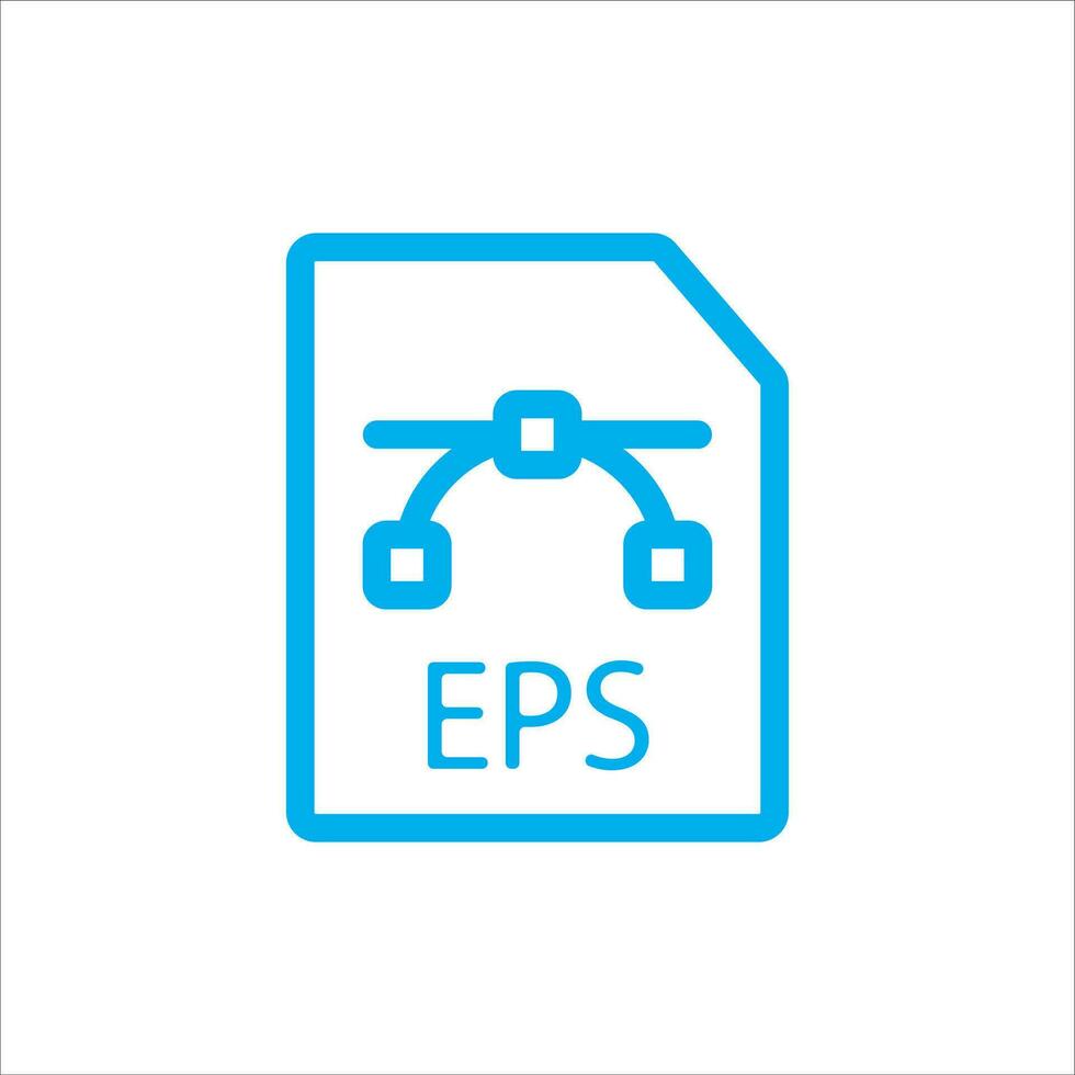 eps file icon vector illustration symbol