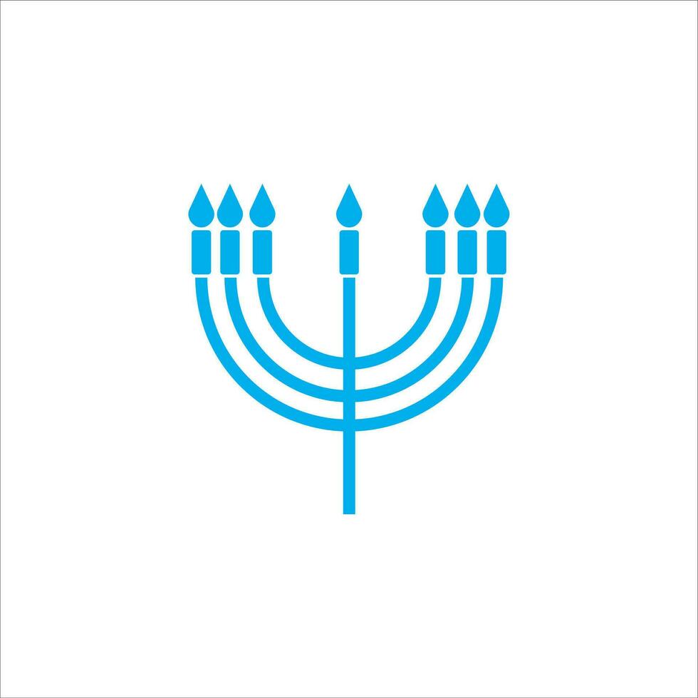 menorah icon vector illustration symbol