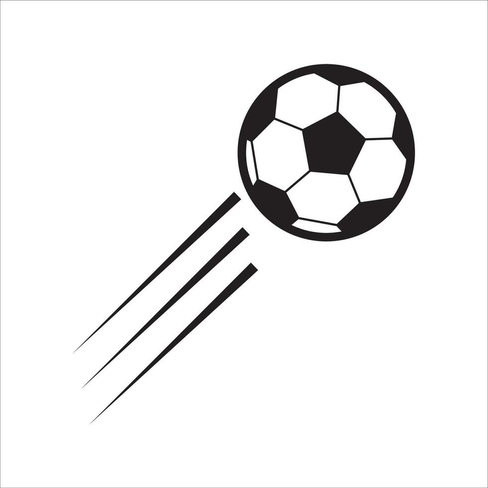 fútbol pelota icono vector ilustración símbolo