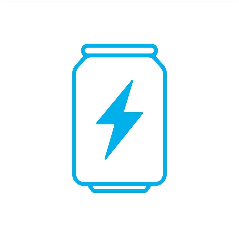 energía bebida icono vector ilustración símbolo