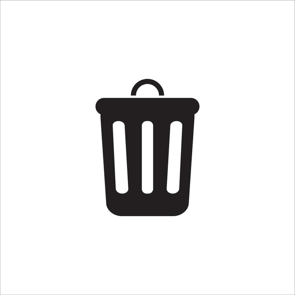 trash can icon vector illustration symbol