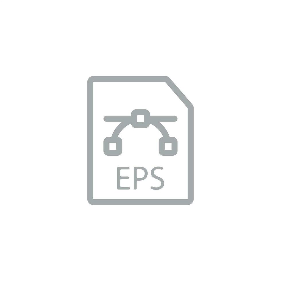 eps file icon vector illustration symbol