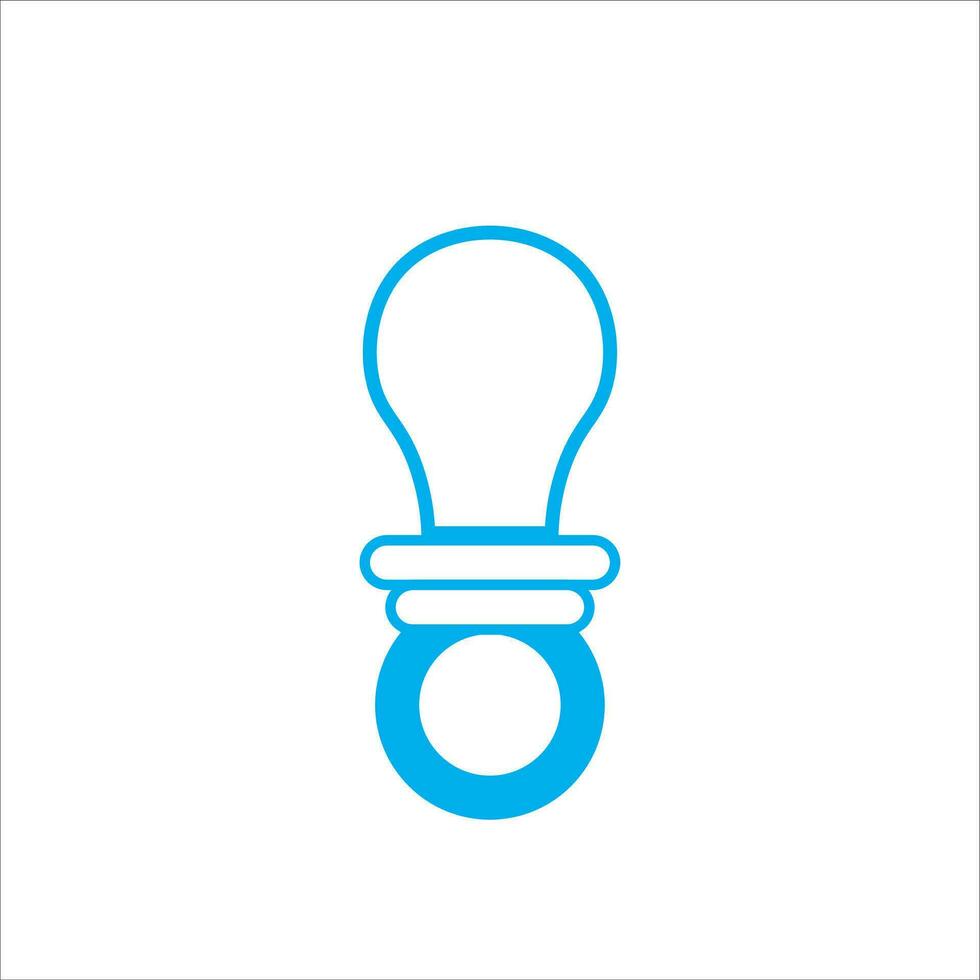 blue pacifier icon vector illustration symbol 26998567 Vector Art at Vecteezy