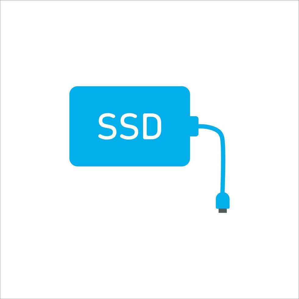 ssd icono vector ilustración símbolo