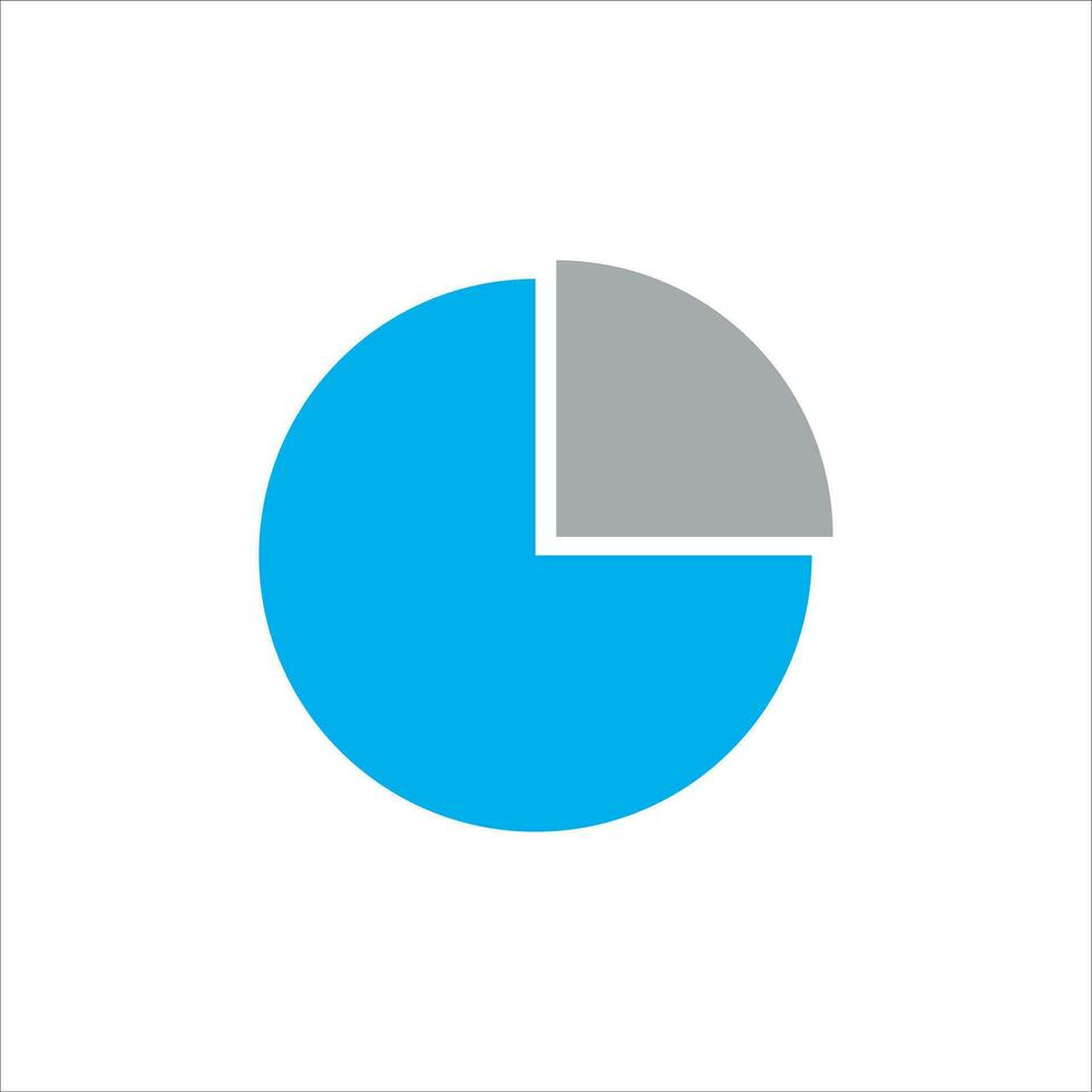 analytics circle icon vector illustration symbol