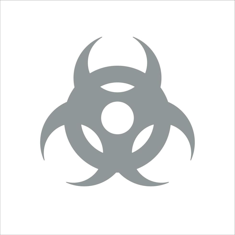 biohazard icon vector illustration symbol