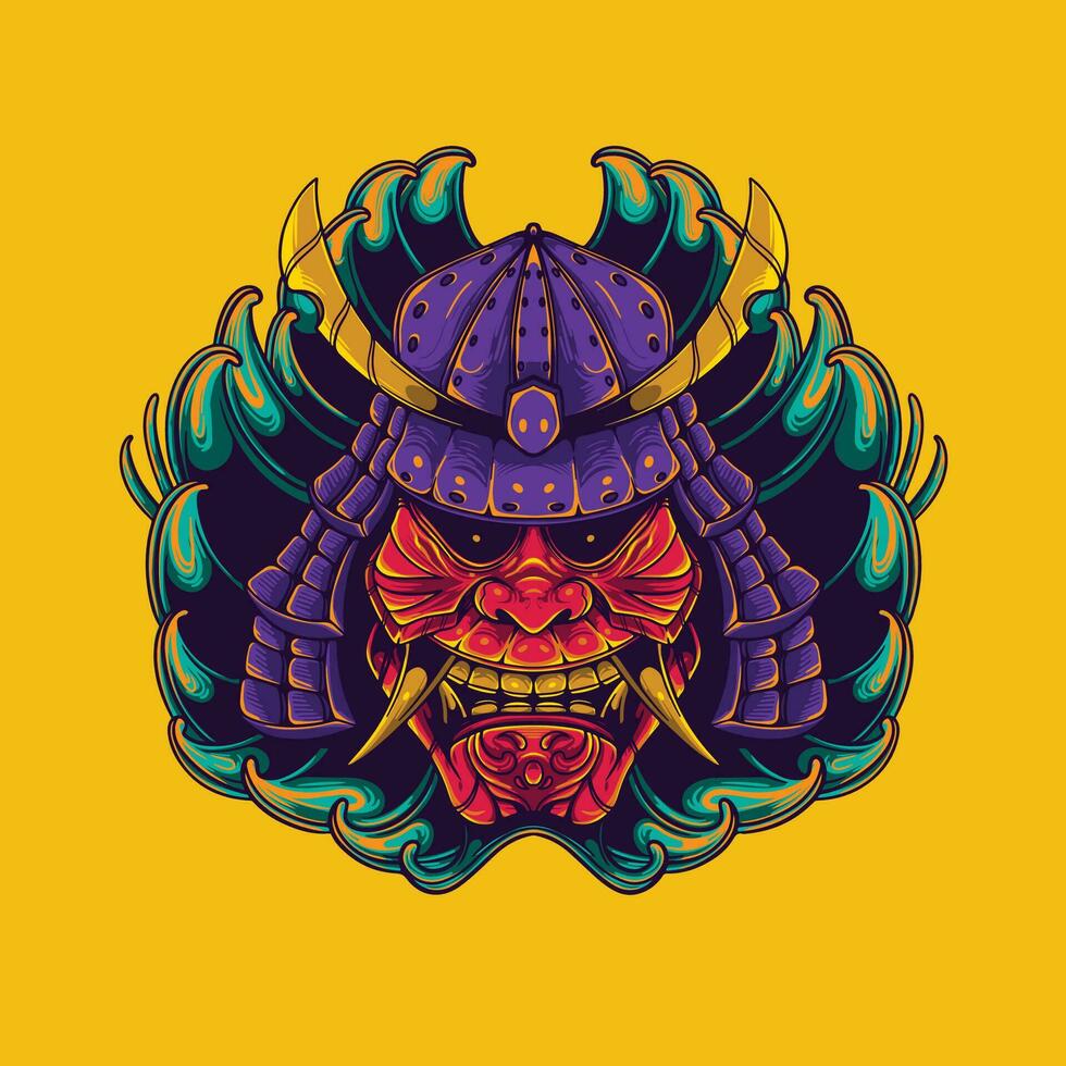 samurai ronin artwork illustration vector