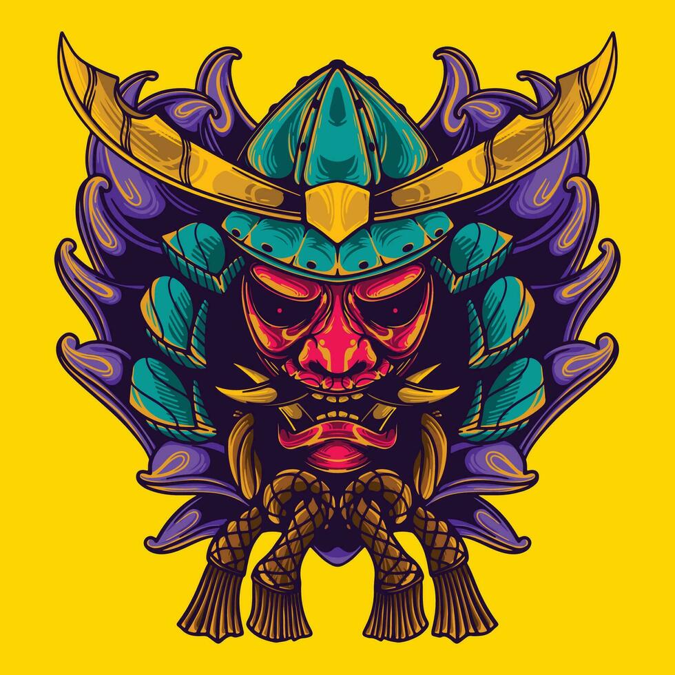 samurai ronin artwork illustration vector