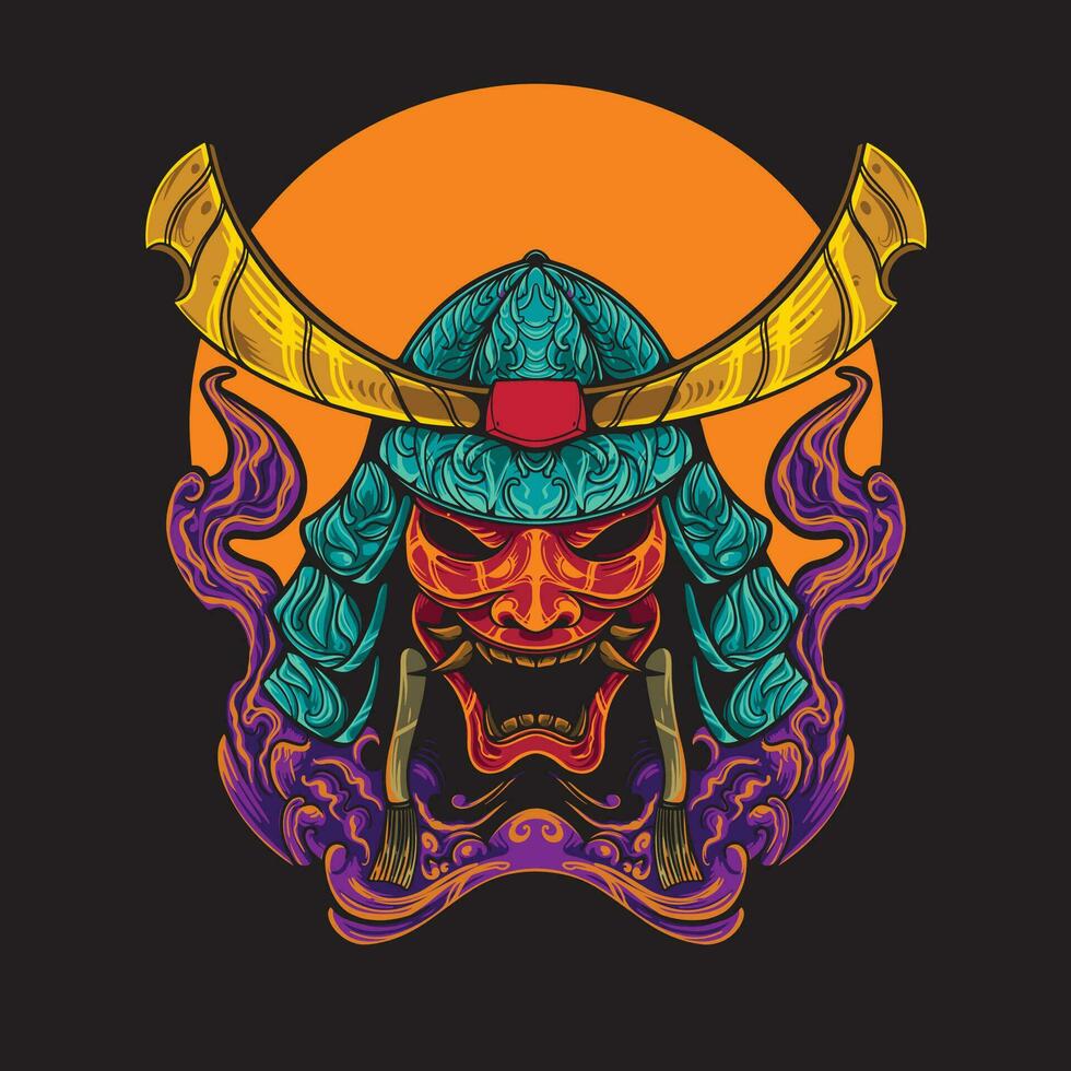 samurai ronin artwork illustration vector