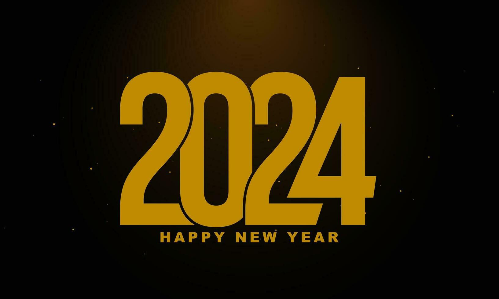 2024 Happy New Year Background. vector