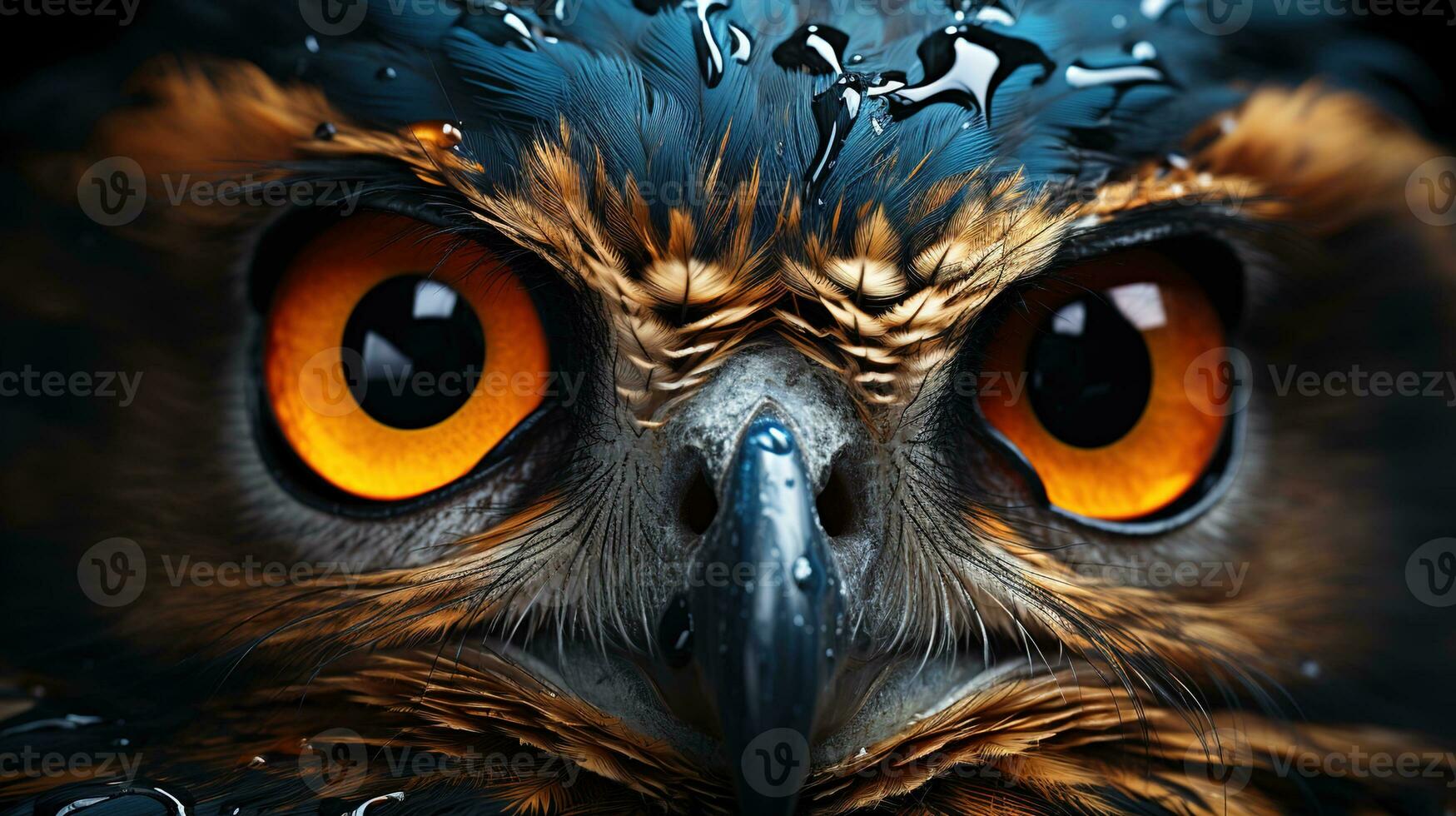 Owl with camera eyes 2025
