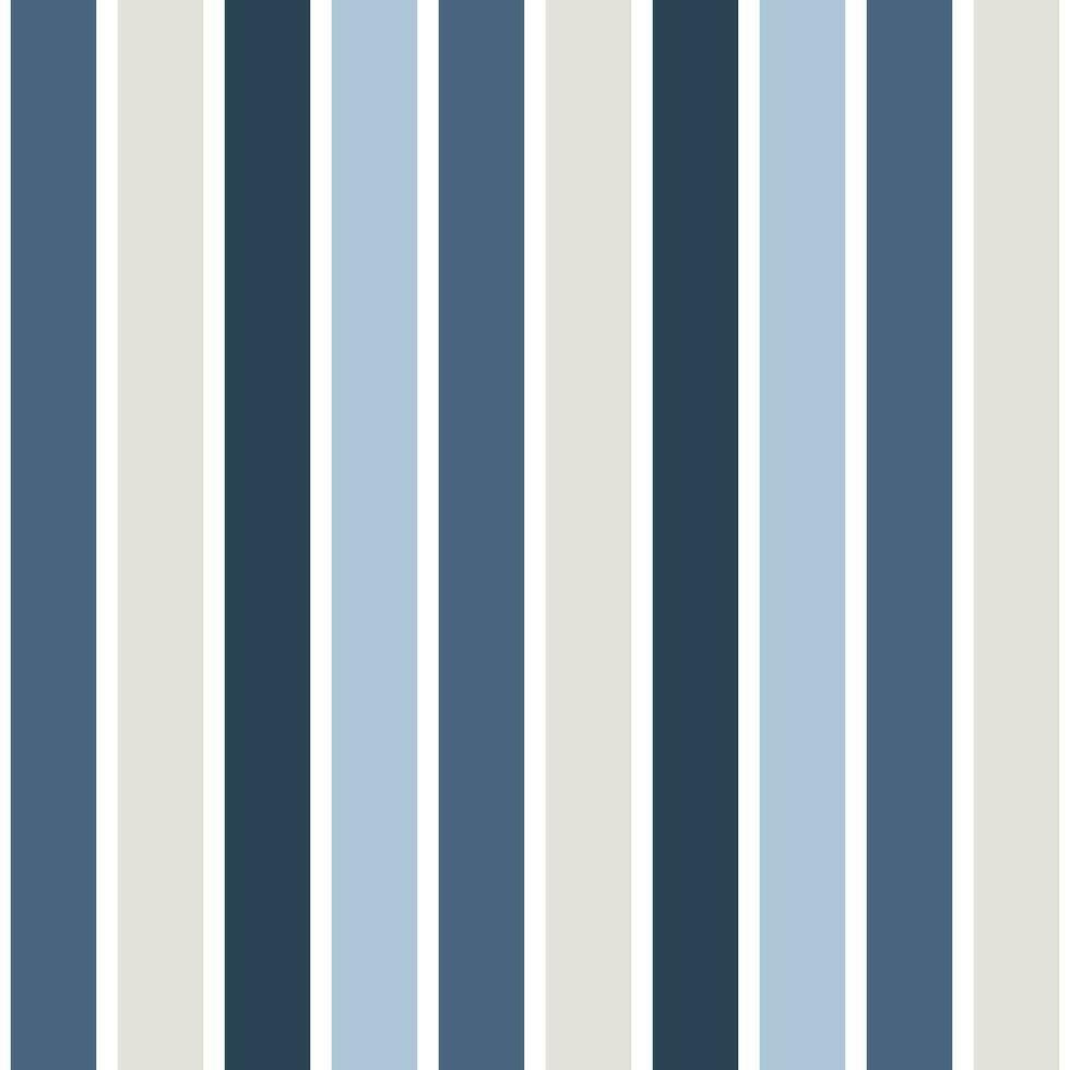 Vertical Stripes Seamless Pattern. Blue  lines vector