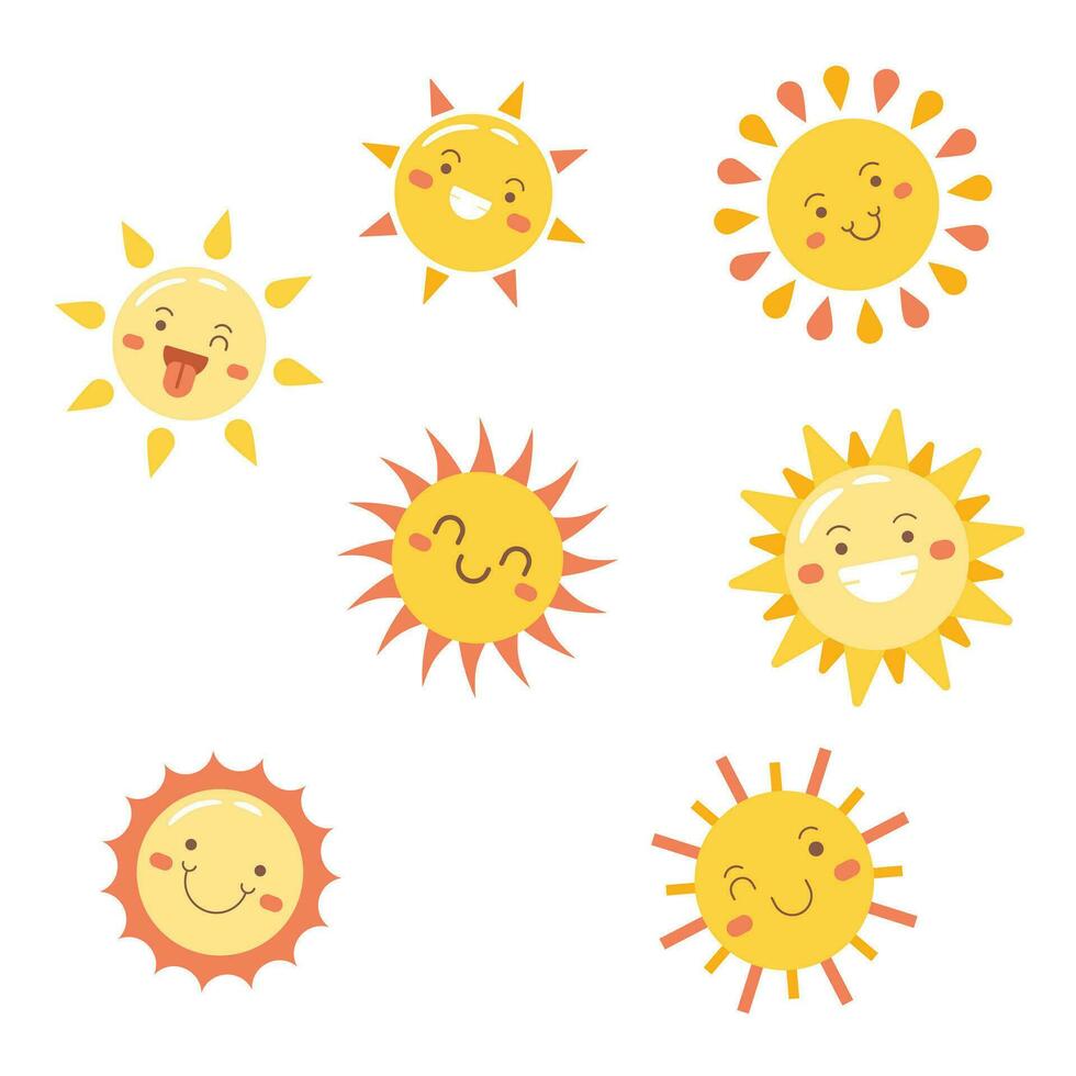 Vector Sun Template