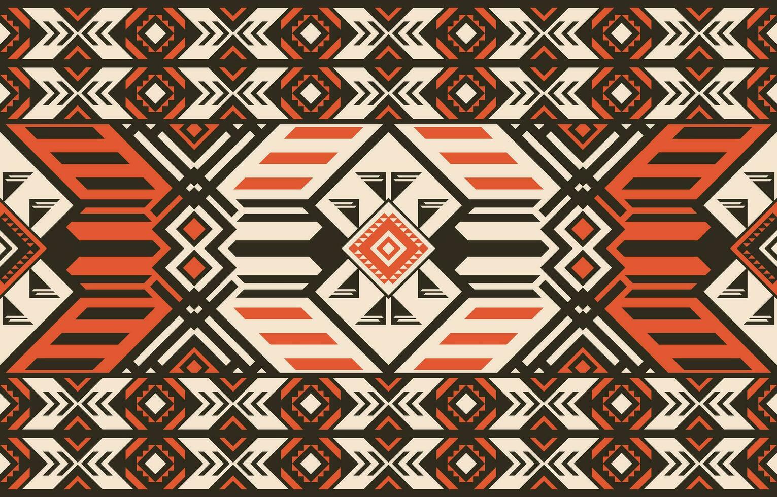 azteca, navajo geométrico sin costura modelo. nativo americano Sur oeste impresión. étnico diseño fondo de pantalla, tela, cubrir, textil, alfombra, frazada. vector