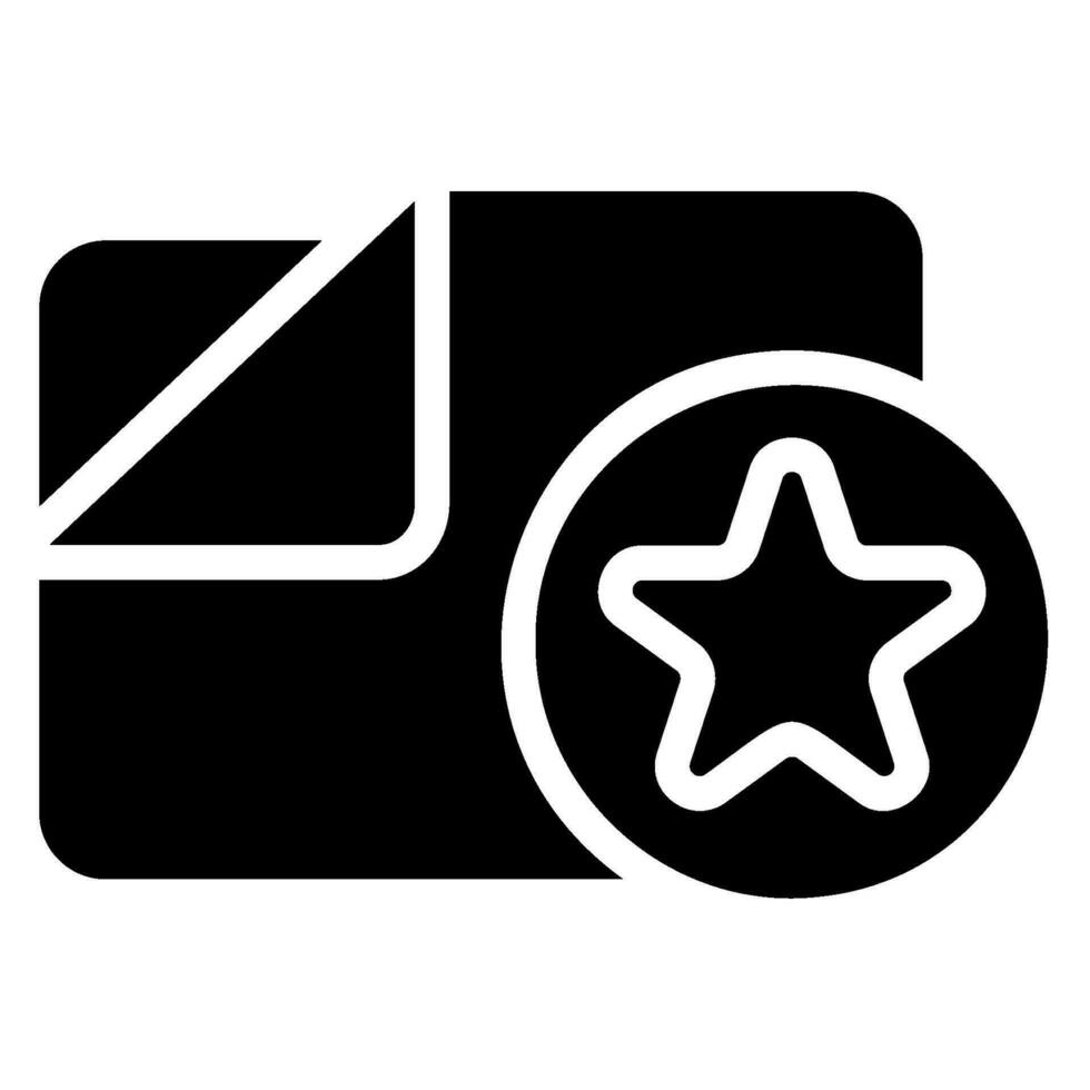 folder glyph icon vector