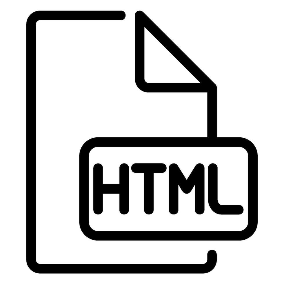 html line icon vector