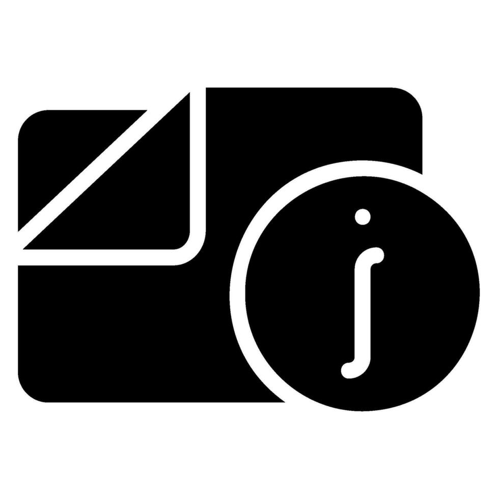 folder glyph icon vector