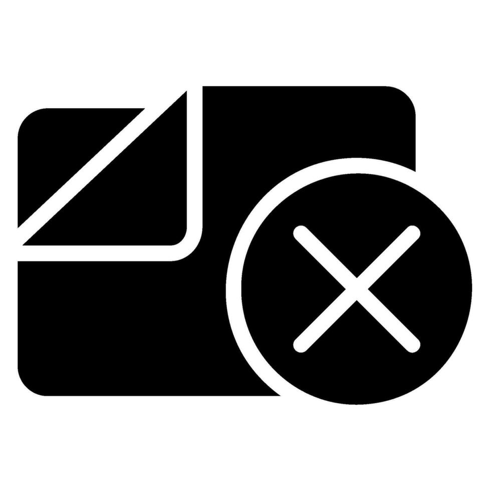 folder glyph icon vector