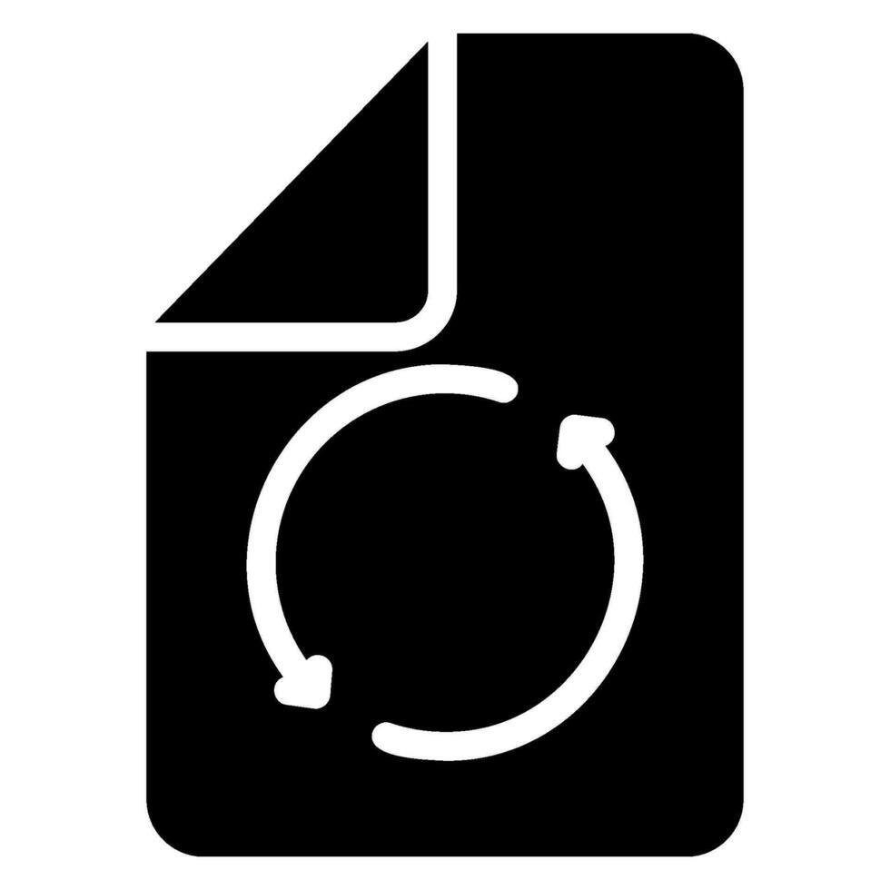 repeat glyph icon vector