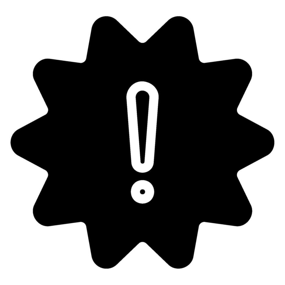 explosion glyph icon vector